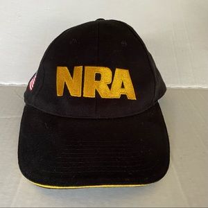 Official NRA Men Adjustable Black Baseball Hat